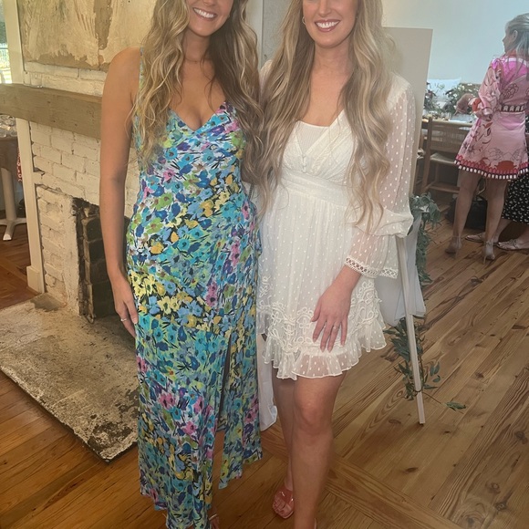 ZARA - Floral Print Dress. Size Small. Worn twice, great condition - Picture 2 of 2